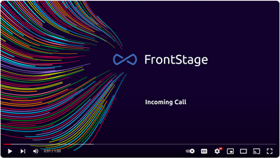 Incoming Call to FrontStage RC